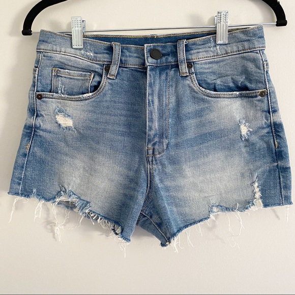 Blank NYC Pants - BLANK NYC High Waist Cut Off Denim Shorts, 27.